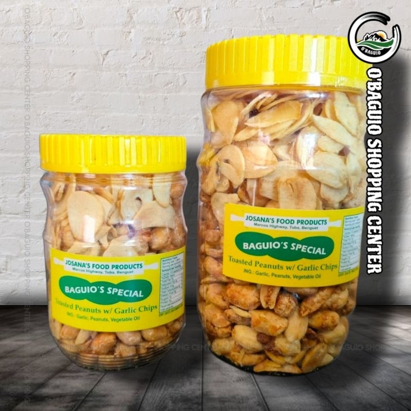 Josana's Toasted Peanuts with Garlic Chips Baguio Special Baguio