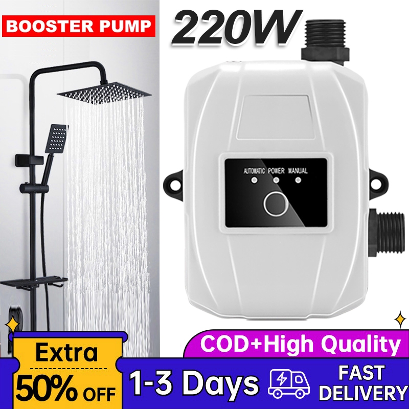 Automatic Bathroom Booster Pump Pressure With Tank Switch 12v Booster Pump For Shower Water ...