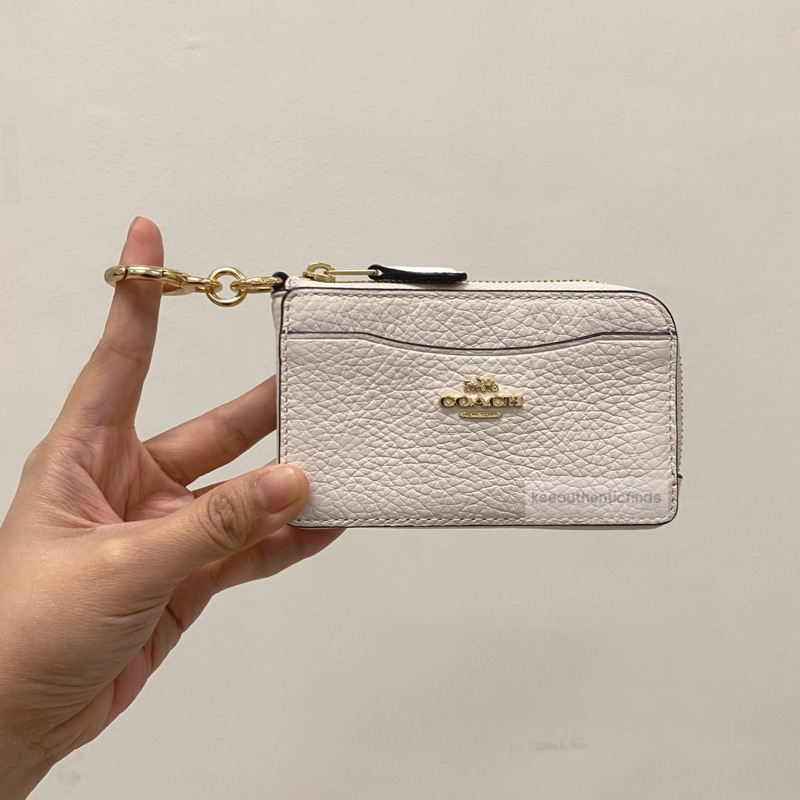 COACH Multifunction Card Case in Chalk | Shopee Philippines