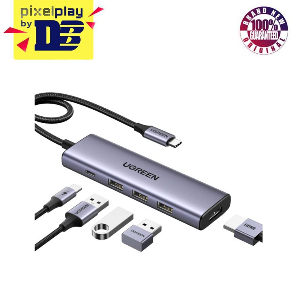 Ugreen USB-C 5-In-1 Multifunction Adapter - 15cm (CM511/15596) | Shopee ...