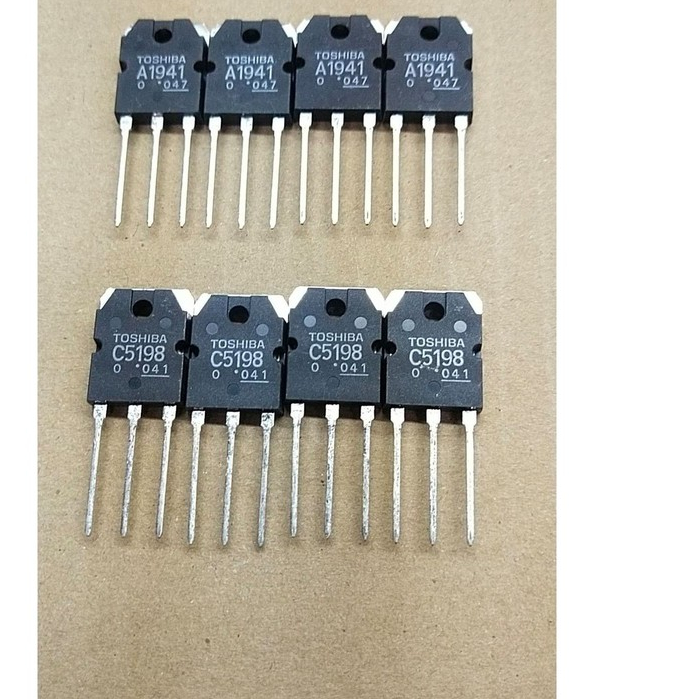 POWER TRANSISTOR FOR AMPLIFIER 502 (A1941,C5198) 8PCS | Shopee Philippines