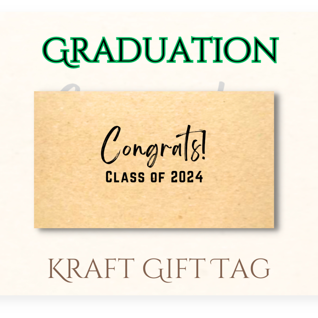 Graduation Kraft Tags | 50s / 100s | Happy Graduation Stationery Gift ...