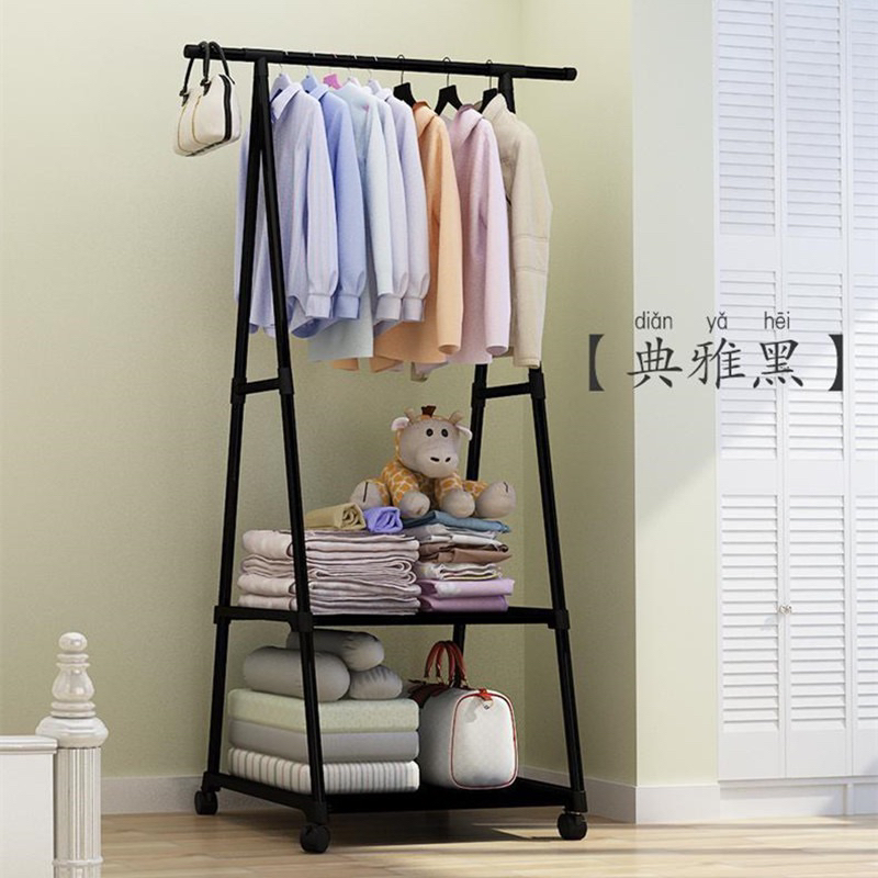 Movable triangle coat rack multi-function clothes hanger 160CM | Shopee ...
