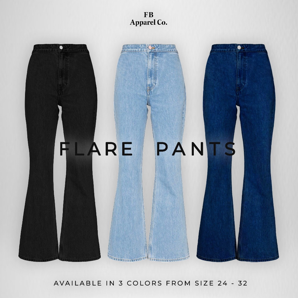 Flare Jeans Bell Bottoms, Womens Jeans Denim Bell Bottom