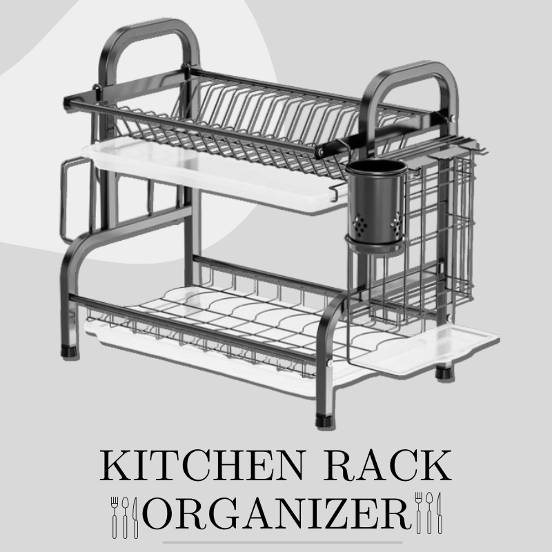 Dish Rack Stainless Steel Dish Drainer Rack Kitchen Rack Storage Rack ...