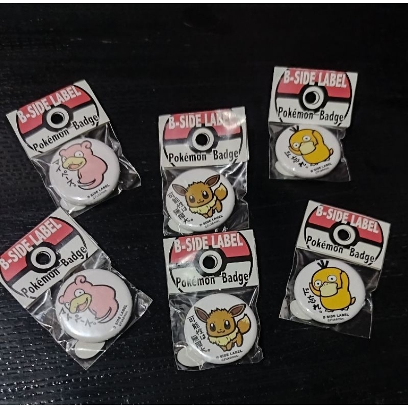 Pokemon B-Side Label Button Pins | Shopee Philippines
