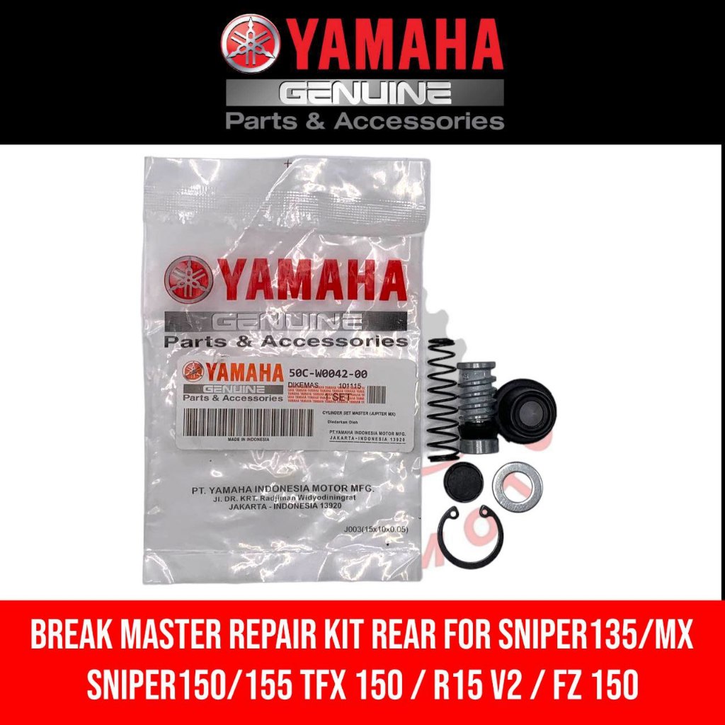 50c Yamaha Cylinder Brake Master Kit for SNIPER 150 / Sniper Mx135 (REAR) / FZ 150 / R15 v1