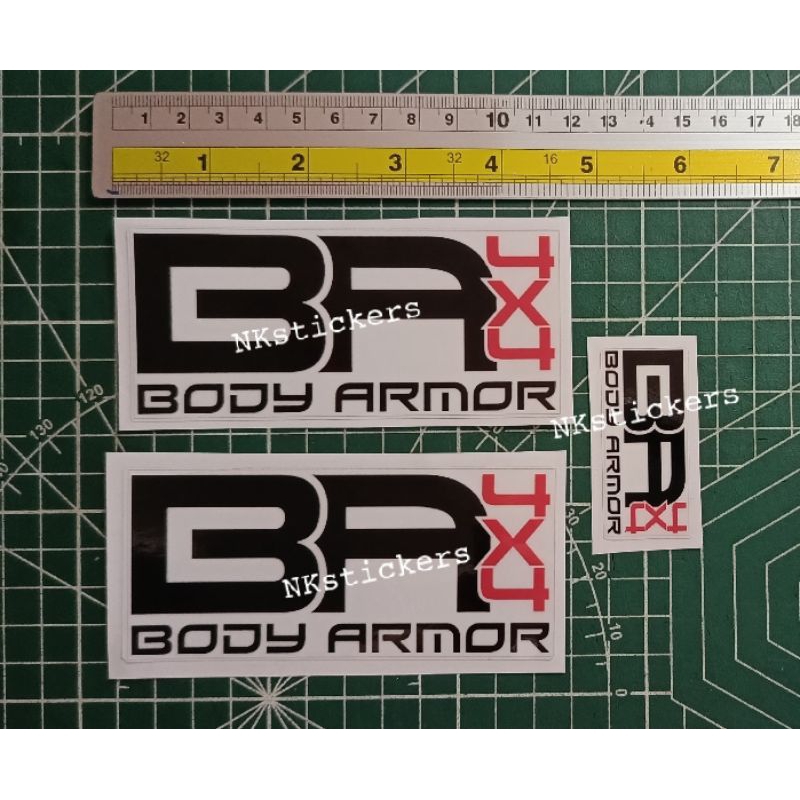 BODY ARMOR 4X4 Printed Vinyl Sticker | Shopee Philippines