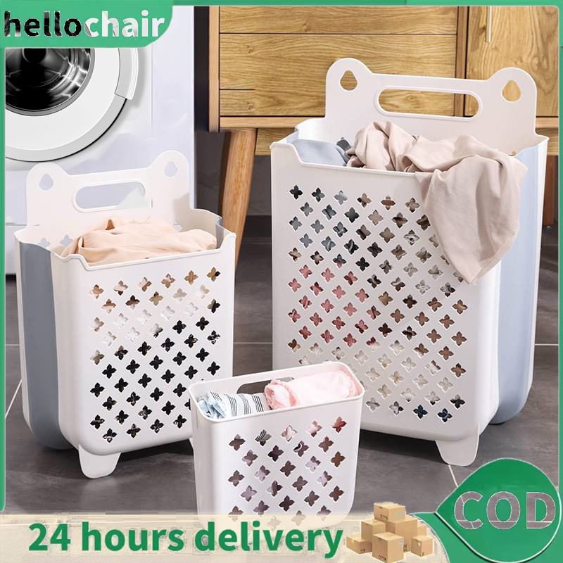 Dirty clothes basket Home laundry basket wall hanging foldable Bathroom