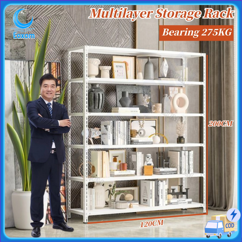 【Load 500KG】Boltless Steel Rack Shelves Racks 5 /6 layer Steel Rack