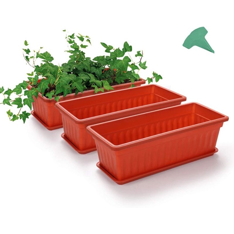 Shop rectangular flower pot for Sale on Shopee Philippines