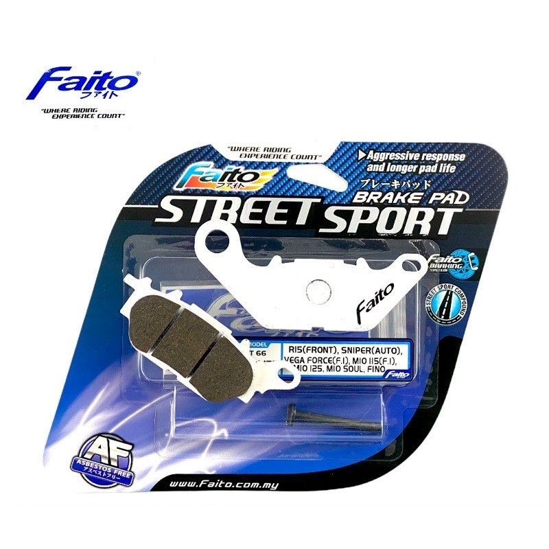 FAITO Brake Pad [front] Mio Soul/Sporty Mio 125 MX Sniper 135/155R