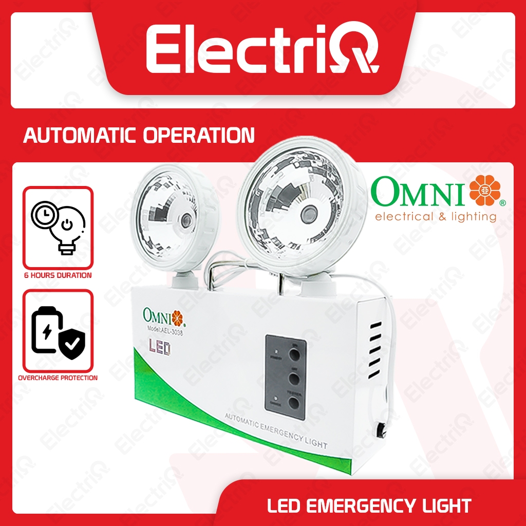 Electriq L Omni Led Automatic Emergency Light With Overcharging