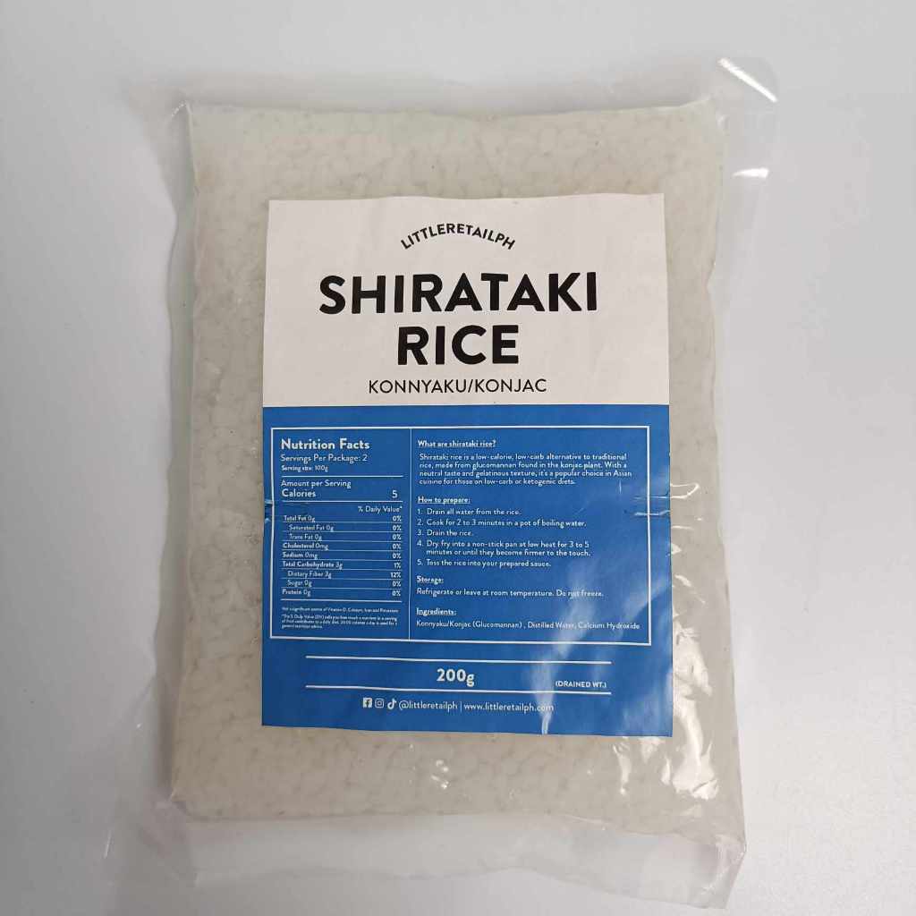 SHIRATAKI RICE KONNYAKU/KONJAC 200 GRAMS RICE | Shopee Philippines