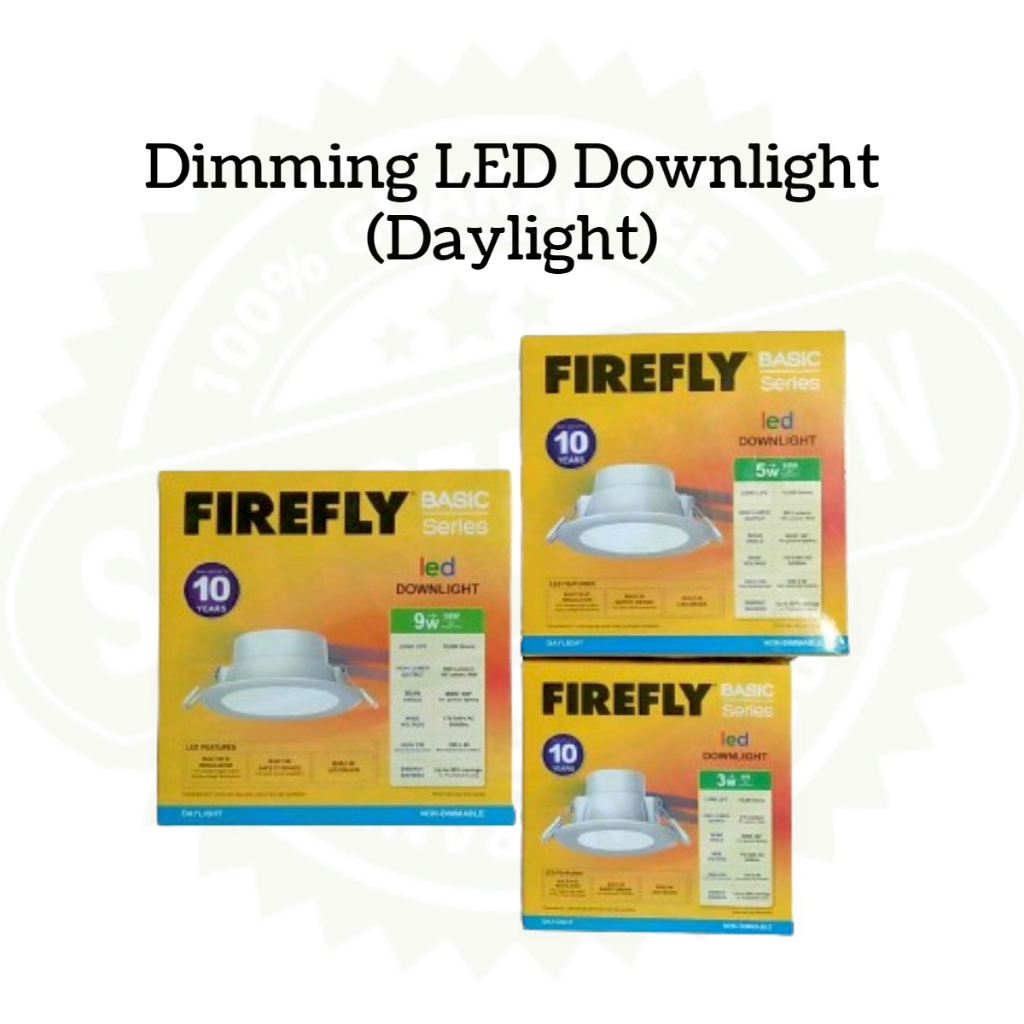 FIREFLY Basic Series 3Step Dimming LED Downlight (Daylight) Shopee