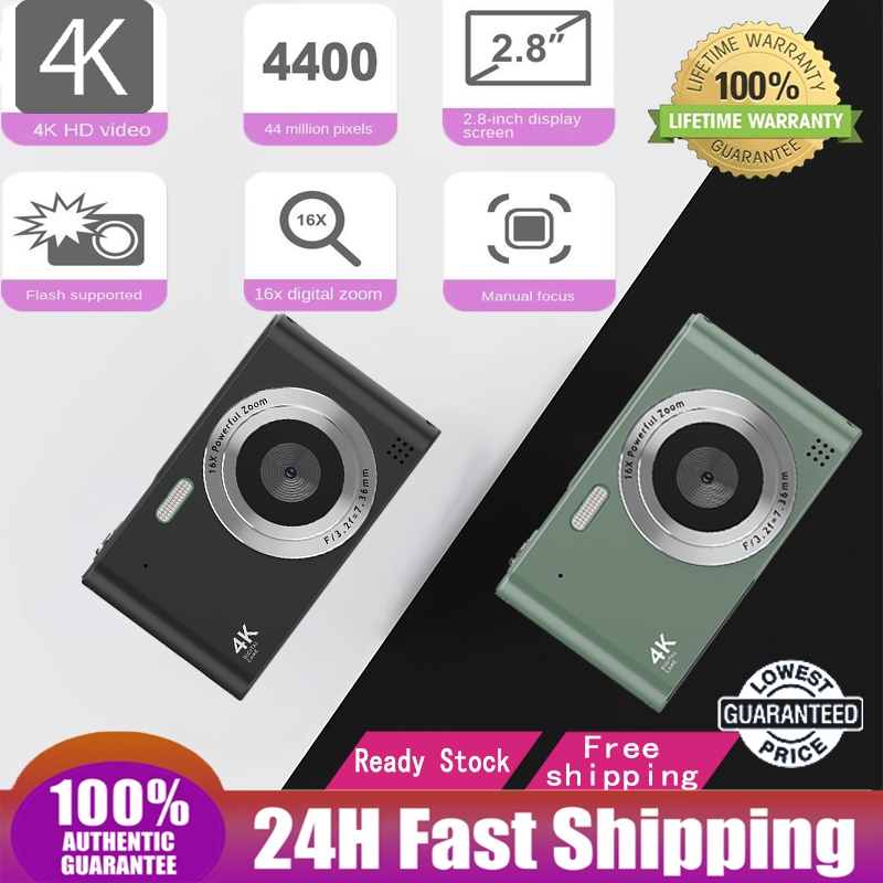 4K Digital Camera HD Camera Selfie Small Portable Digital Camera ...