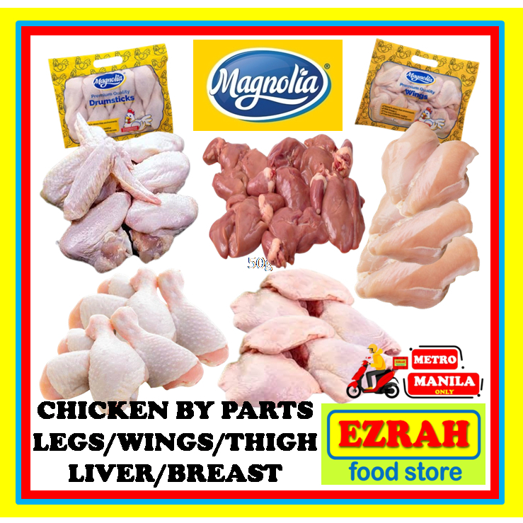 Magnolia Fresh Chicken By Part 1kilo Drumsticks/Thigh/Wings/Breast ...