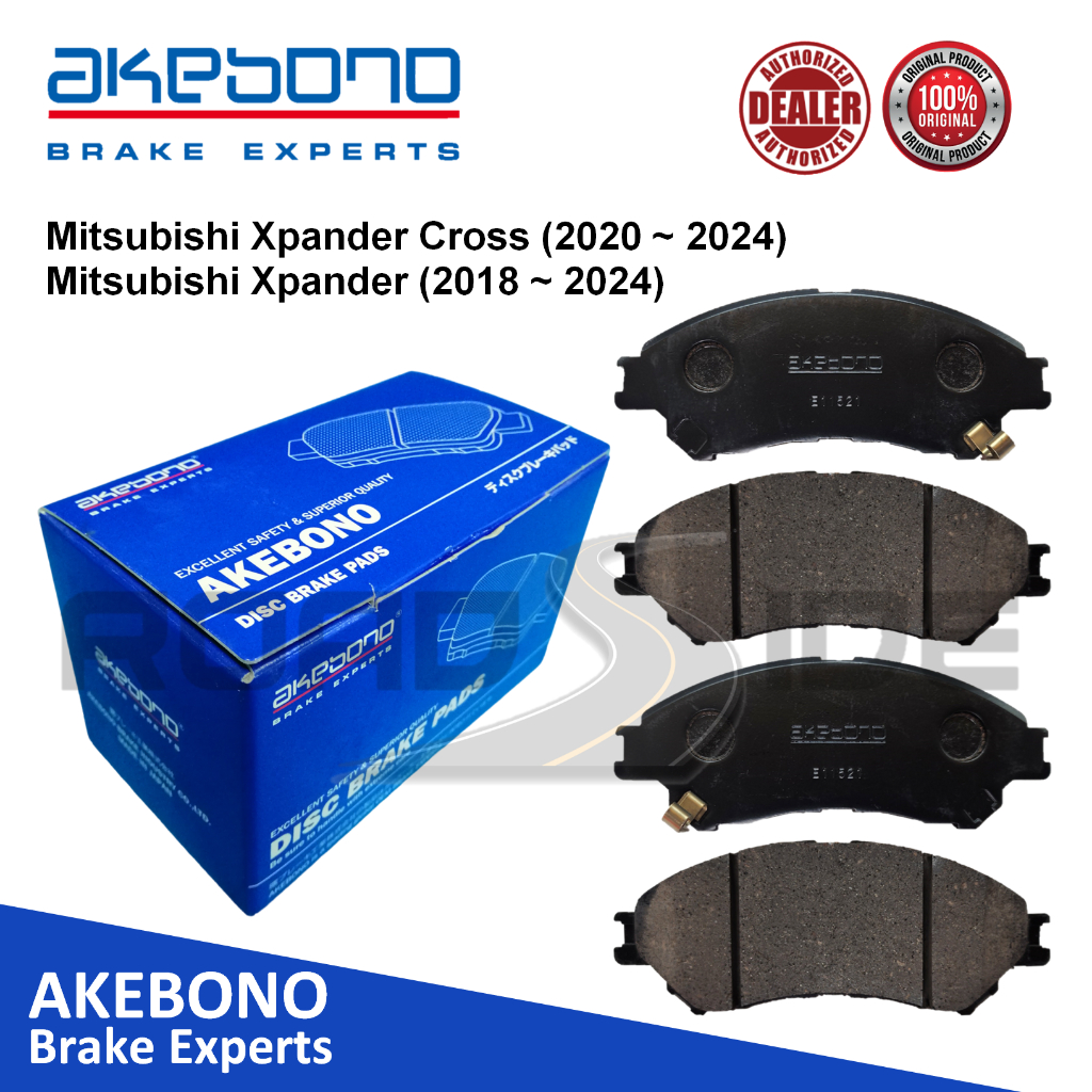 Akebono Front Brake Pads for Mitsubishi Xpander (20182024), Mitsubishi Xpander Cross (20202024