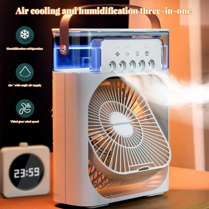 Mi Philips electric fan Air Conditioner Small fan mini 4 in 1 USB Mini ...