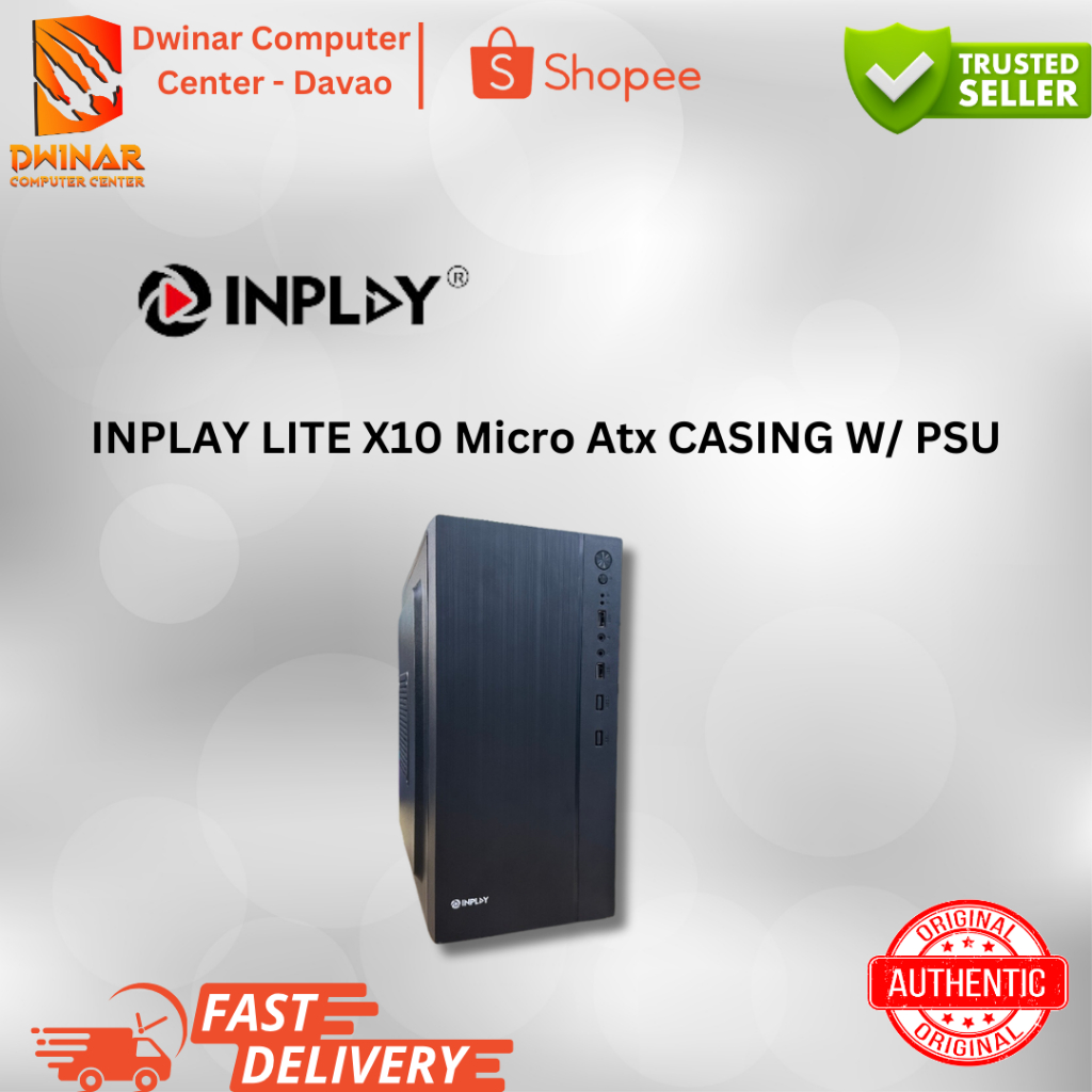 Inplay Lite X10 Micro Atx Casing W Psu Shopee Philippines