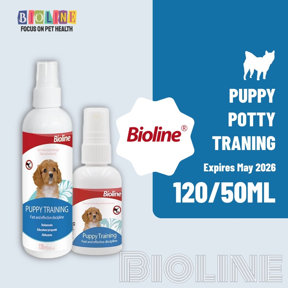 BIOLINE Puppy Training toilet inducer Spray 120ml/50ml | Shopee Philippines