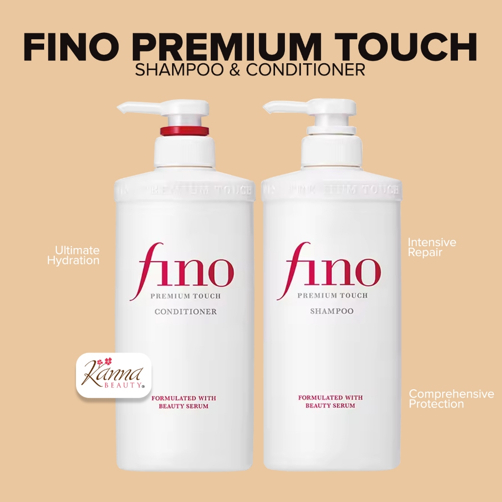 FINO Premium Touch Shampoo and Conditioner | Hair Rejuvenation | Shopee ...