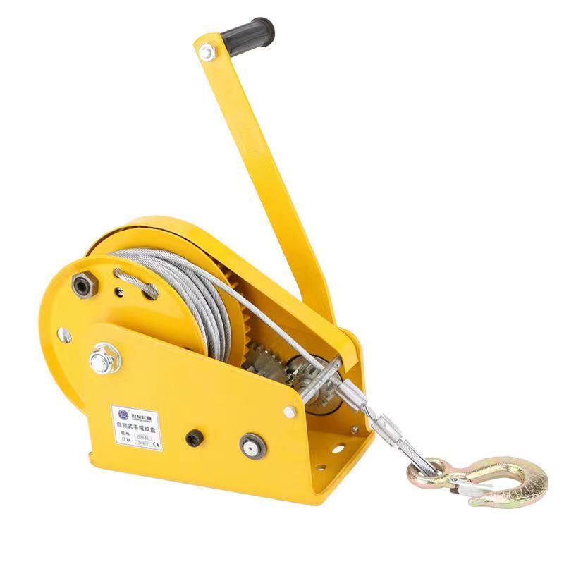 1200BL 30M Manual winch hand cranked winch traction hoist household ...