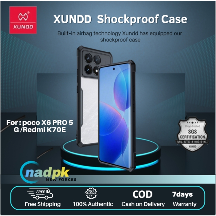 Coque Anti-choc Transparente Pour Xiaomi Poco X6 Pro / Redmi K70E - TPU Souple - Neuf Sous Blister