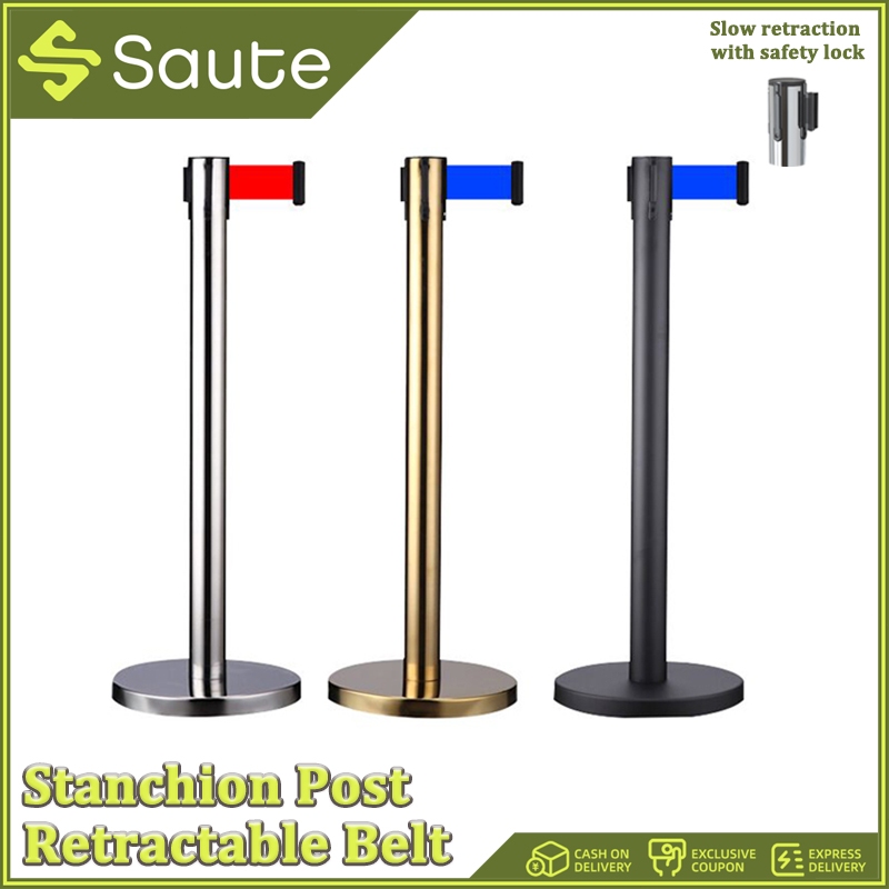 2M 3M Safety Isolation Barrier Queuing Fence Heavy Duty Stainless Steel ...