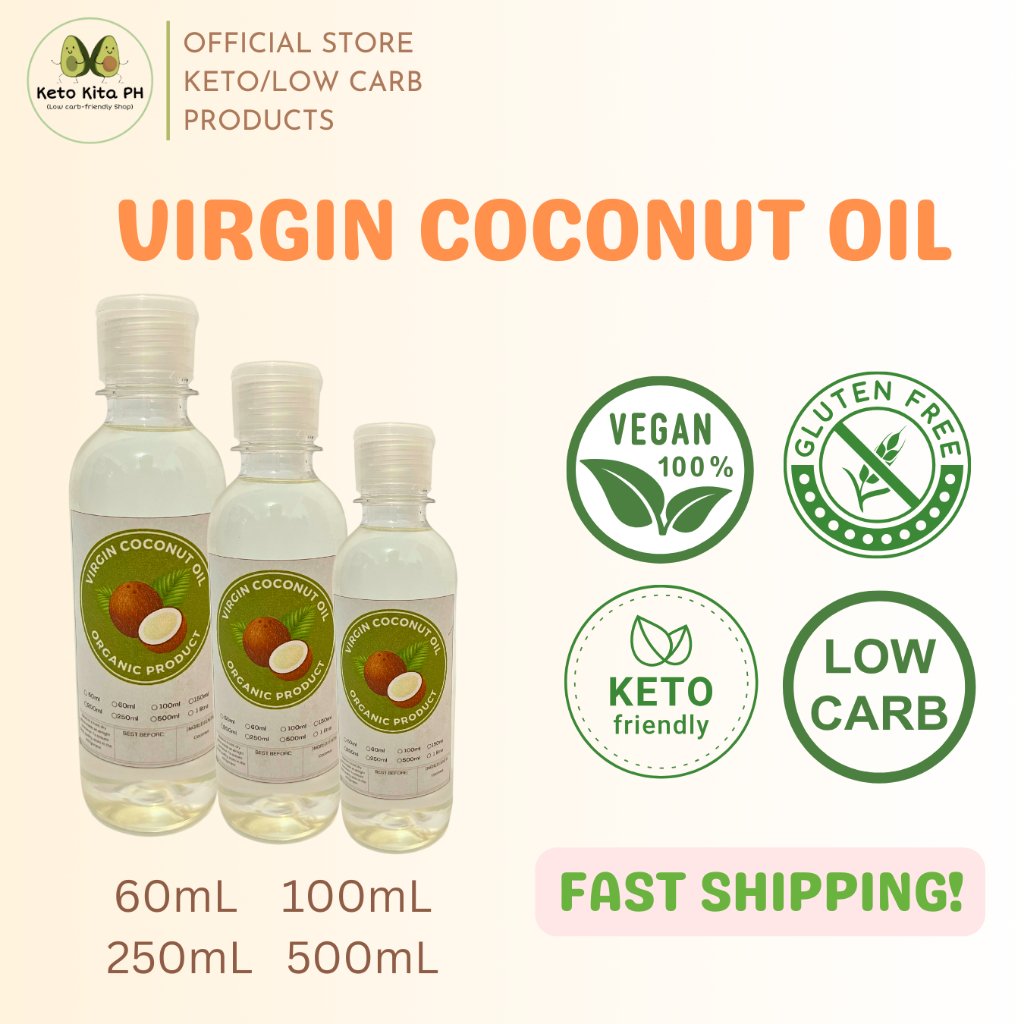 Organic Premium Virgin Coconut Oil (VCO) - Keto/Low carb - Healthy ...