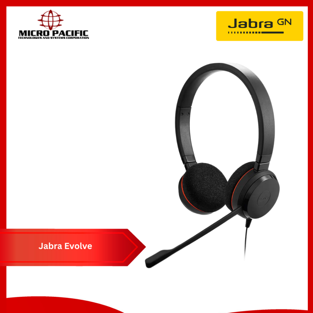 Jabra Evolve 20 UC Stereo USB A Heads…