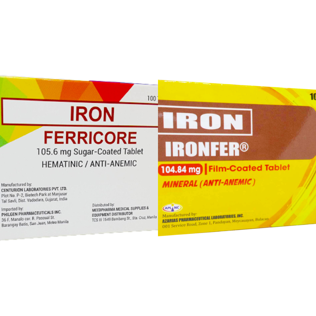 HPO Hematinic/Anti-Anemic FERRICORE IRONFER 100s | Shopee Philippines