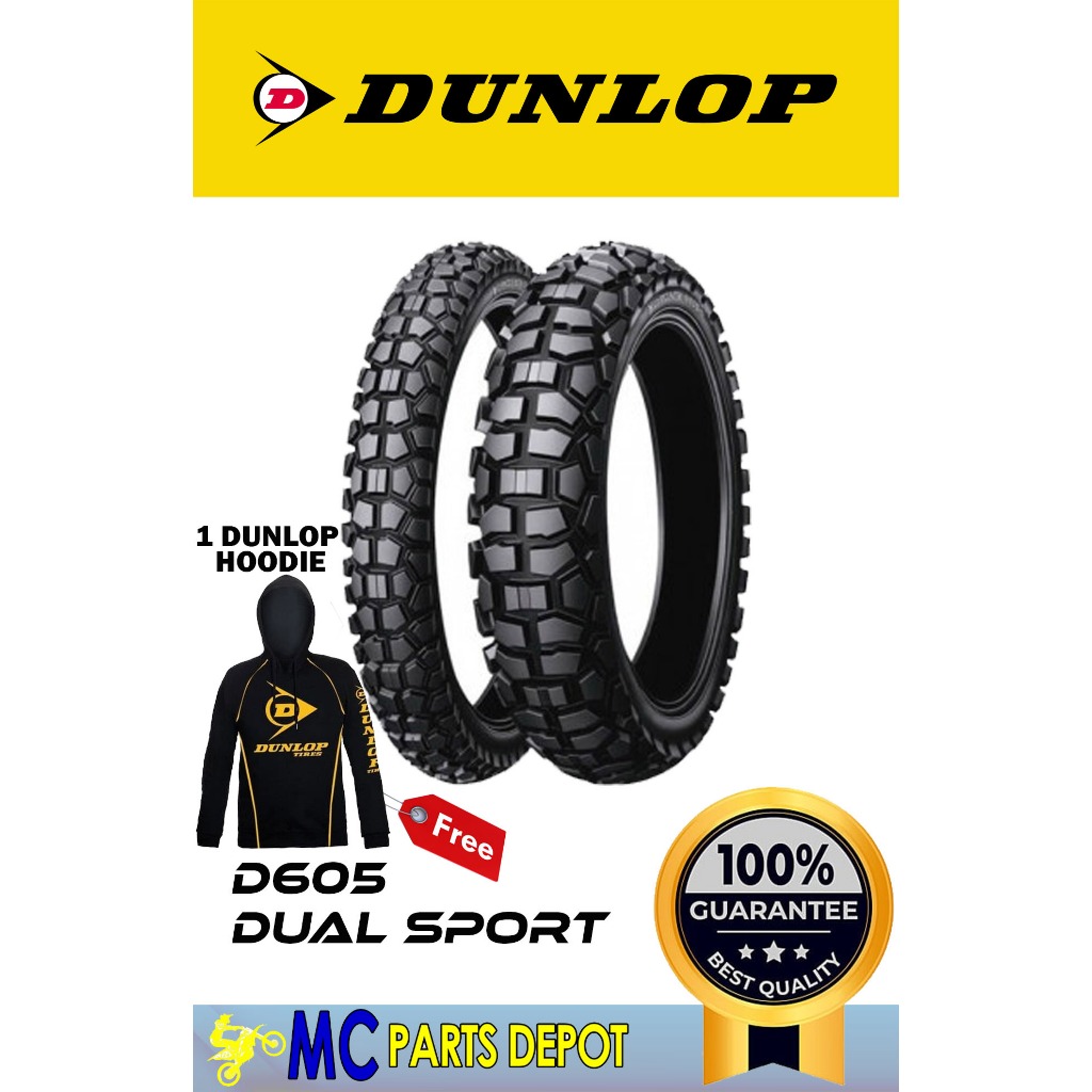 DUNLOP D605 MOTARD TIRES | Shopee Philippines