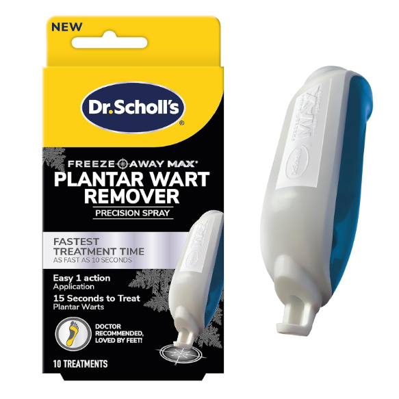 Dr. Scholl's Freeze Away MAX Plantar Wart Remover Safe for Kids Ages 4 ...