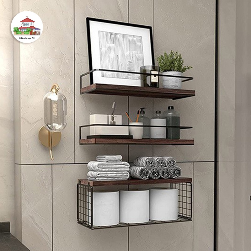 3 layers Bathroom Wall Mounted Shelf Shelf Organizer Rust Proof ...