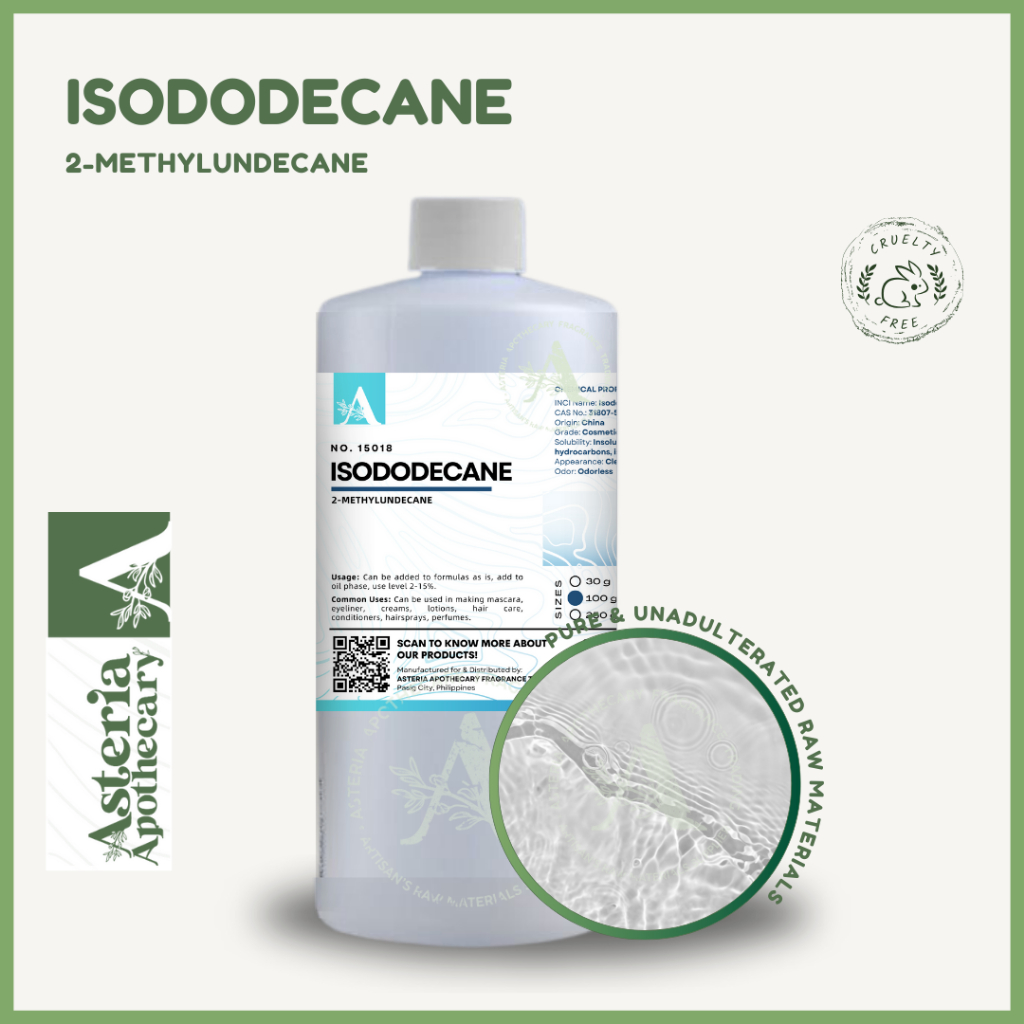 Isododecane (250mL, 500, 1LITER) - Asteria Apothecary | Shopee Philippines