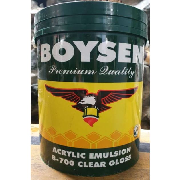 Clear Acrylic Emulsion B-700 4L Boysen Concrete Sealer Gloss Paint ...