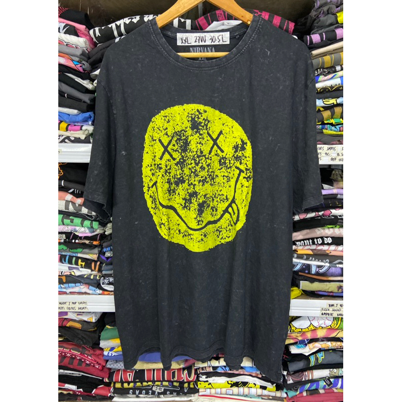 Nirvana Kapuzenjacke - I'm So Happy Band Merch Hoodie In Schwarz