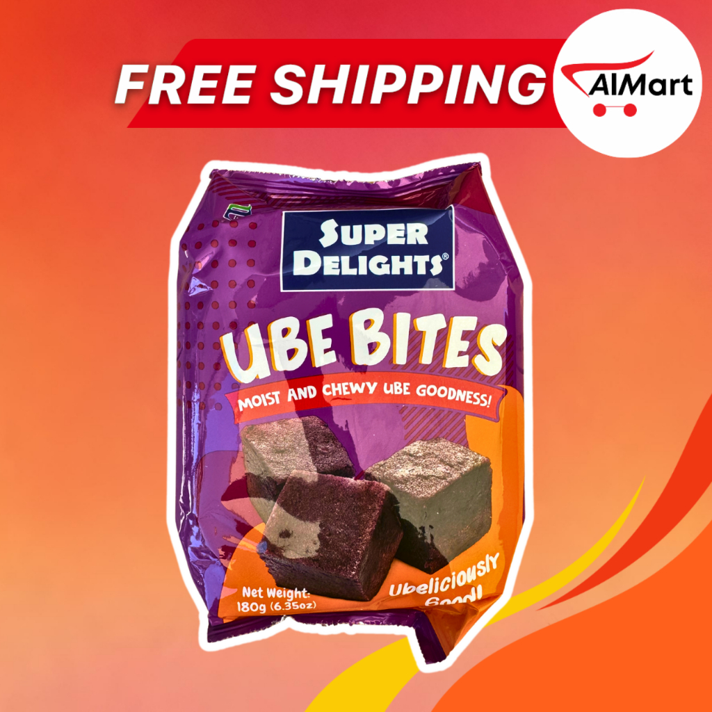 SUPER DELIGHTS UBE BITES (180 GRAMS) | Shopee Philippines