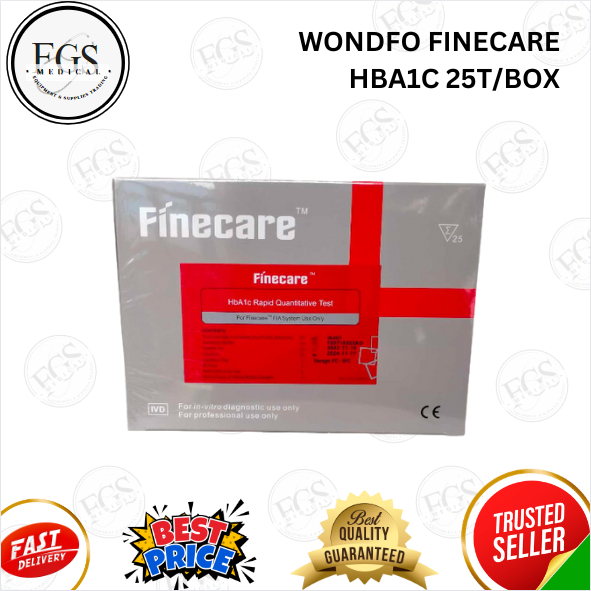 HbA1c Rapid Quantitative Test - WONDFO FINECARE (25T/BOX) | Shopee ...