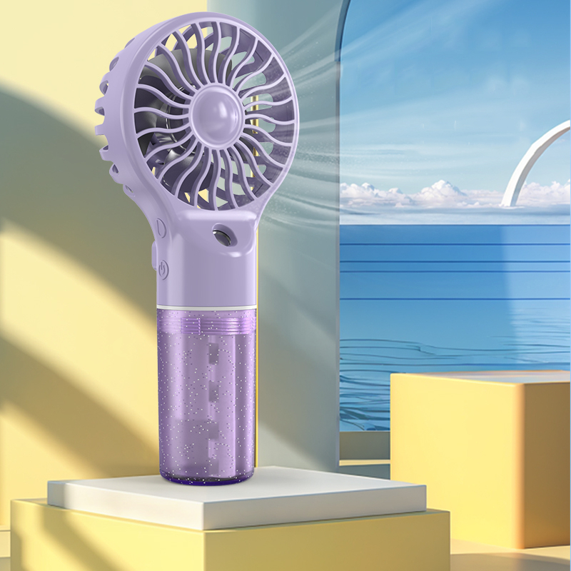 Kimp Portable Mini Fan Rechargable Handheld Fan with BatteryDisplay ...