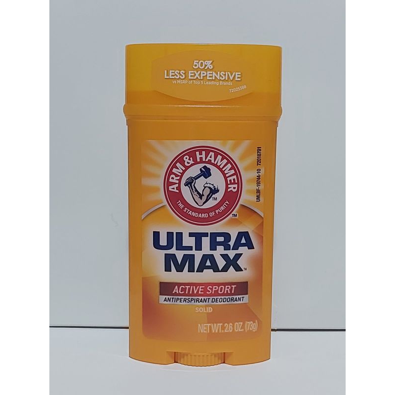 Arm & Hammer Ultramax Active Sport Antiperspirant Deodorant 73g