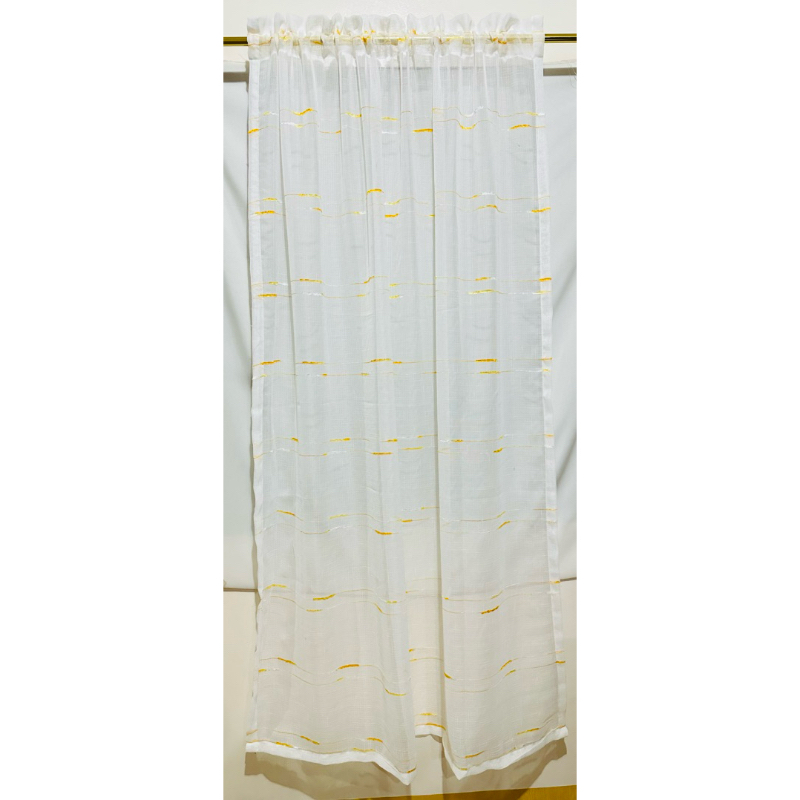 Sheer Linen Curtain | No Ring | 5ft/ 6ft/ 7ft/ 8ft/ 9ft | Shopee ...