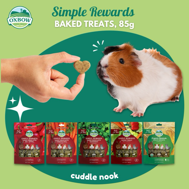 View of OXBOW® Simple Rewards Baked Treats (5 Flavors) for Rabbits, Guinea Pigs ...
