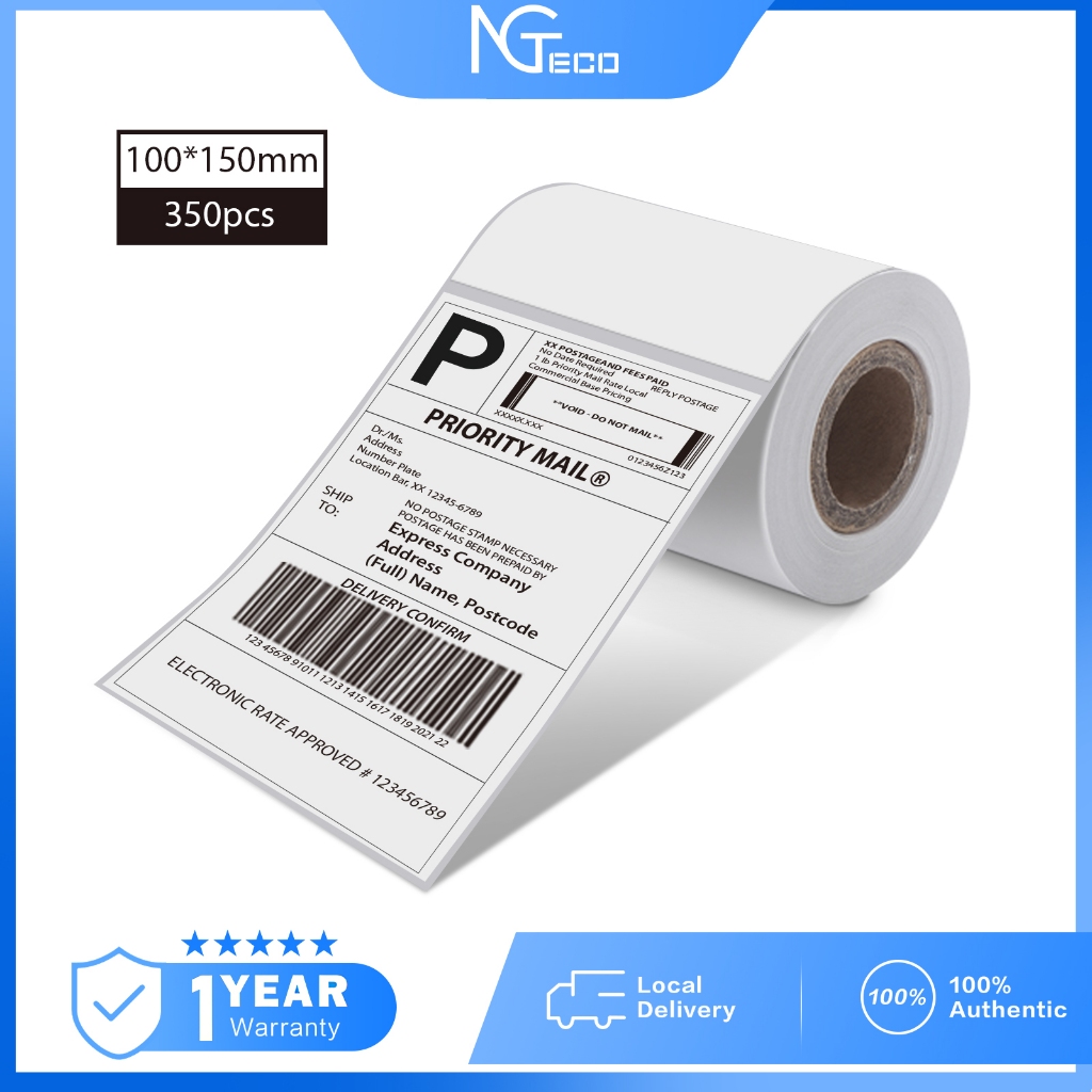 A6 Waybill Paper 350pcs Three-proof Thermal Paper For Thermal Printers ...