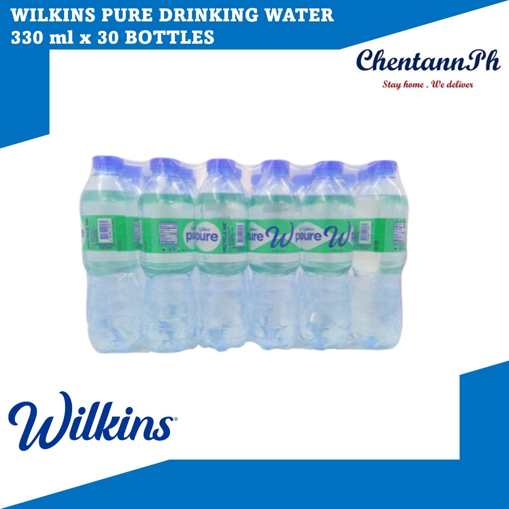 Wilkins Pure Drinking Water 330 ml x 30 bottles | Shopee Philippines