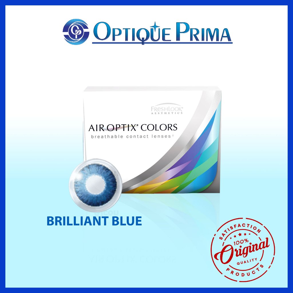 AIR OPTIX COLORS / Brilliant Blue / Monthly Disposal Contact Lens ...