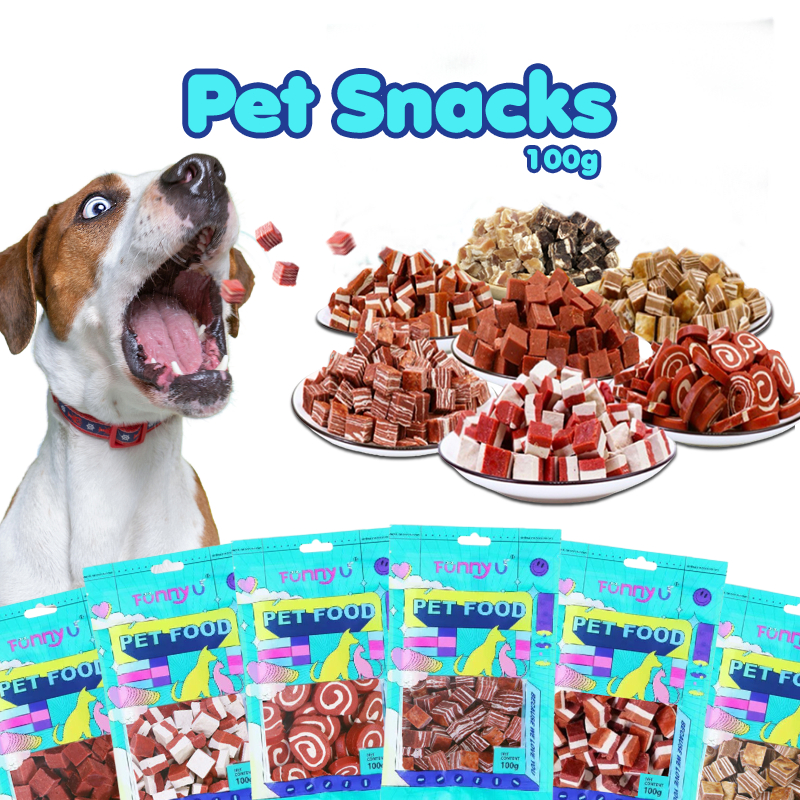 100g dog food Dog food Puppy Training Reward Beef pellet pet snack Meat