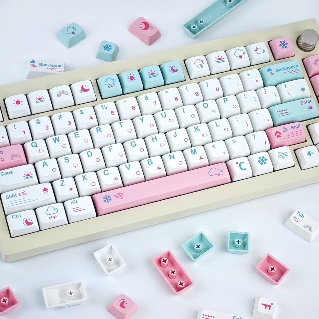 Weather Keycaps PBT Material Japanese 132Key XDA Profile for RK60/70/80 ...