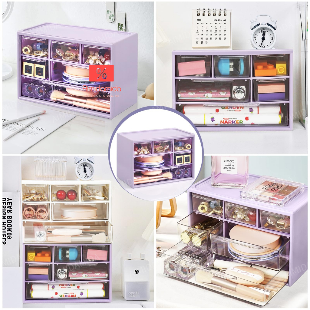 Mini Drawer Organizer Drawers Desk Craft Organizer for Home Office Room ...